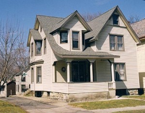 Vinyl-Sided Victorian House