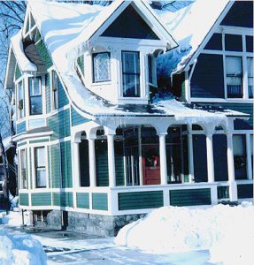 1940 Photo of a Victorian House