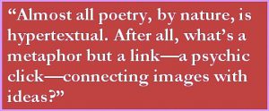 Poetry is Hypertextual