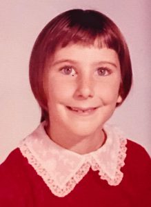 Childhood photo of Jackie Craven