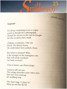 Imposter, a poem by Jackie Craven, in Spillway magazine
