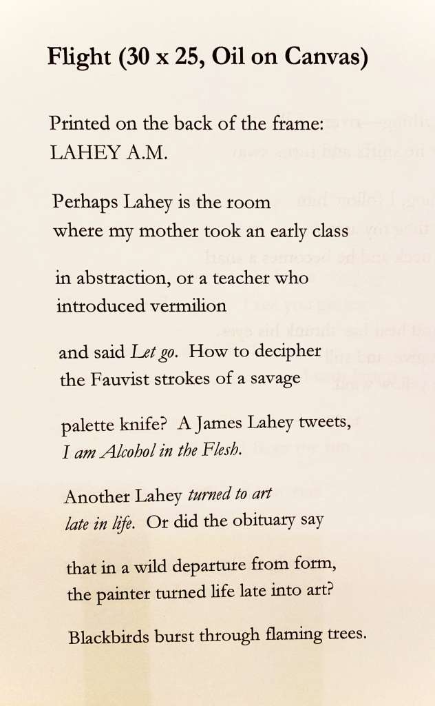 Flight, a poem by Jackie Craven